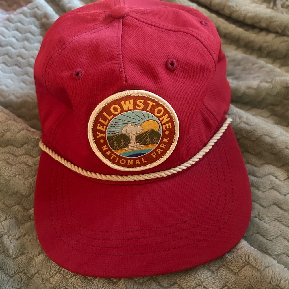 Red Yellowstone National Park Cap